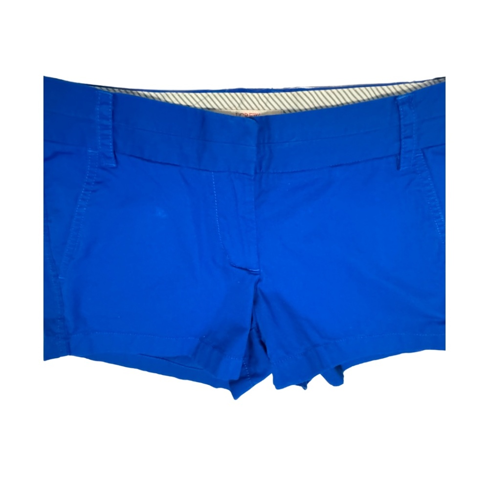 J. Crew Blue Shorts Cotton Chino with Pockets 3" Inseam